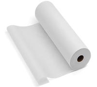 Wamkon 43 cm x 27 m Bügelvlies, weiß Vlieseline zum Aufbügeln, Mittelschwer Bügelflies, Bügelvlies zum Verstärken 50 g/m² zum Nähen, Quilten, Basteln, Schneidern