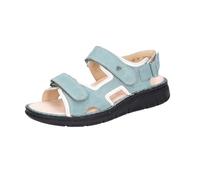 FinnComfort Wanaka-Soft Icegreen/Latte (grün) - Sandale mit loser Einlage - Marken, Grün, leder (nubuk/setta)) für Damen, grün, Gr. 41 EU