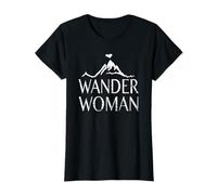 Wander Woman - Alpenherz Berge Gebirge Alpen Herz Trekking T-Shirt