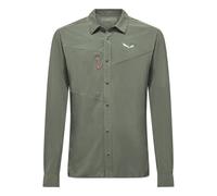 Salewa Langarmshirt Puez - leichtes, atmungsaktives Trekkingshirt - Herren M (48) Faded Green 5A50