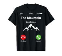 Wandern Bergsteiger Wanderer Geschenke Berge Der Berg ruft T-Shirt