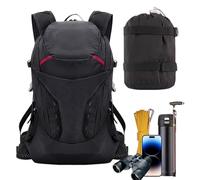 Wanderrucksack - 28 Liter Leichte wasserdichte Tasche | Wasserdichter Tagesrucksack Für Wandertouren - Geeignet für Familien, Männer, Frauen, Outdoor-Aktivitäten, Rucksacktouren und Geburtstag, blacks