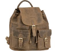 Wanderrucksack im Vintage-Look.