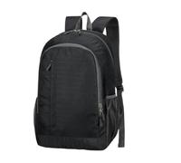 Wanderrucksack - lässiger Rucksack, leicht, 30 l, Reise-Tagespaket, faltbar, wasserdicht und verschleißfest für Wandern, Camping auf kurze Distanzen, Schwarz , Beziehen Sie sich auf die Beschreibung