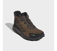 Wanderschuh ADIDAS TERREX "ANYLANDER LEATHER MID CLIMAPROOF", Herren, Gr. 48, braun (braun oxide, shadow olive, core schwarz), Leder, Textil, Schuhe Wanderschuh, wasserdicht und aus Leder (24617626-48