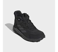 Wanderschuh ADIDAS TERREX "ANYLANDER MID, LEDER", Herren, Gr. 42, core schwarz, grau five, carbon, Leder, Schuhe Wanderschuh, aus Leder (88687104-42) core schwarz, grau five, carbon