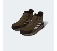 Wanderschuh ADIDAS TERREX "ANYLANDER MID, LEDER", Herren, Gr. 44, braun oxide, light braun, khaki six, Leder, Schuhe Wanderschuh, aus Leder (81174512-44) braun oxide, light braun, khaki six