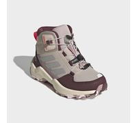 Wanderschuh ADIDAS TERREX "AX4R MID KIDS", Kinder, Gr. 38, wonder taupe, reflective silber, maroon, Synthetik, Textil, Schuhe Wanderschuh, für Kinder & Jugendliche (46275825-38) wonder taupe, reflecti