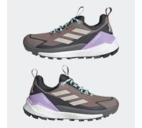 Wanderschuh ADIDAS TERREX "FREE HIKER 2.0 LOW GORE-TEX", Damen, Gr. 39, trace braun, wonder alumina, carbon, Synthetik, Textil, Schuhe Wanderschuh, wasserdicht dank Gore-Tex Membrane (76782726-39) tra