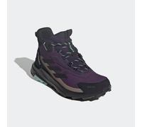 Wanderschuh ADIDAS TERREX "TERREX ANYLANDER MID RAIN.RDY", Damen, Gr. 38,5, schwarz (aurora plum, core schwarz, trace braun), Textil, Schuhe Wanderschuh, wasserdicht, Topseller (53209238-38,5) aurora