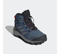 Wanderschuh ADIDAS TERREX "TERREX MID GORE-TEX", Kinder, Gr. 38, bunt (wonder steel, grau three, semi impact orange), Synthetik, Textil, Schuhe Wanderschuh, wasserdicht dank Gore-Tex Membrane (3776433