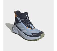 Wanderschuh ADIDAS TERREX "TRAILMAKER 2.0 MID GORE-TEX", Damen, Gr. 40,5, glow blau, crystal sky, legend ink, Synthetik, Textil, Schuhe Wanderschuh, wasserdicht dank Gore-Tex Membrane (29936269-40,5)