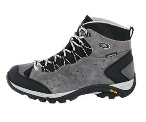 Wanderschuh BRÜTTING "Trekkingstiefel Mount Bona High", Herren, Gr. 36, grau, Veloursleder, Schuhe Wanderschuh (782081-36) grau