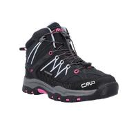 Wanderschuh CMP "KIDS RIGEL MID WP TREKKING SHOES", Kinder, Gr. 30, blau (titanio, skyw), Leder, Synthetik, Schuhe Wanderschuh, wasserdicht (22972164-30) titanio, skyw