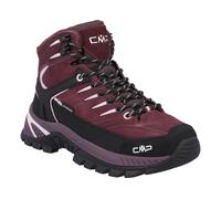 Wanderschuh CMP "RIGEL 2.0 MID WMN WP TREKKING SHOES", Damen, Gr. 40, plum, soft pink, Leder, Schuhe Wanderschuh, wasserdicht (28736516-40) plum, soft pink