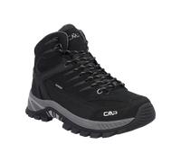 Wanderschuh CMP "RIGEL 2.0 MID WP TREKKING SHOES", Damen, Gr. 42, nero, grau, Leder, Schuhe Wanderschuh, wasserdicht (57312739-42) nero, grau