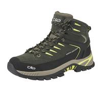 Wanderschuh CMP "RIGEL 2.0 MID WP TREKKING SHOES", Herren, Gr. 45, pine, mela, Leder, Schuhe Wanderschuh, wasserdicht (57380016-45) pine, mela