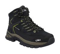 Wanderschuh CMP "RIGEL 2.0 MID WP TREKKING SHOES", Herren, Gr. 45, Synthetik, schwarz (deep piombo, cardamom), Leder, Schuhe Wanderschuh, wasserdicht (25322362-45) deep piombo, cardamom