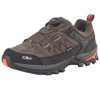 Wanderschuh CMP "RIGEL LOW FITGO WP TREKKING SHOES", Herren, Gr. 40, fango, ruggin, Leder, Schuhe Wanderschuh, wasserdicht (63233623-40)