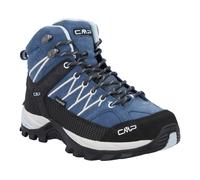 Wanderschuh CMP "RIGEL MID WMN WP TREKKING SHOES", Damen, Gr. 37, blau (infinity, sky), Leder, Schuhe Wanderschuh, wasserdicht, Topseller (38968506-37) infinity, sky