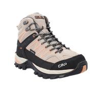 Wanderschuh CMP "RIGEL MID WMN WP TREKKING SHOES", Damen, Gr. 38, sabbia, salmone, Leder, Schuhe Wanderschuh, wasserdicht (83928410-38) sabbia, salmone