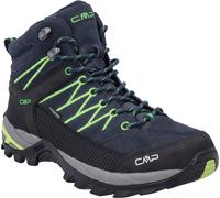 Wanderschuh CMP "RIGEL MID WP TREKKING SHOES", Damen, Gr. 43, b.blau, gecko, Leder, Schuhe Wanderschuh, wasserdicht (91885261-43) b.blau, gecko