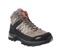 Wanderschuh CMP "RIGEL MID WP TREKKING SHOES", Damen, Gr. 47, deserto, arena, Leder, Schuhe Wanderschuh, wasserdicht (75081521-47) deserto, arena