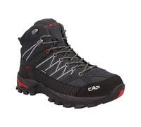 Wanderschuh CMP "RIGEL MID WP TREKKING SHOES", Herren, Gr. 44, titanio, ferrari, Leder, Schuhe Wanderschuh, wasserdicht (70893455-44) titanio, ferrari