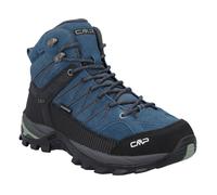Wanderschuh CMP "RIGEL MID WP TREKKING SHOES", Herren, Gr. 45, avio, salvia, Leder, Schuhe Wanderschuh, wasserdicht (42960414-45) avio, salvia