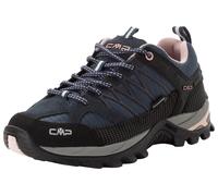 Wanderschuh CMP "Wmns Rigel Low Waterproof", Damen, Gr. 38, blau (navy, rosa), Leder, Textil, Schuhe Wanderschuh, wasserdicht (43803202-38) navy, rosa