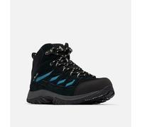 Wanderschuh COLUMBIA "CRESTWOOD™ MID WATERPROOF", Damen, Gr. 38, schwarz (schwarz, skylight), Mesh, Synthetik, Schuhe Wanderschuh, wasserdicht (31075230-38) schwarz, skylight