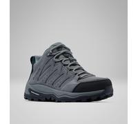 Wanderschuh COLUMBIA "REDMOND™ IV MID WATERPROOF", Damen, Gr. 40, ti grau steel, mineral pink, Leder, Synthetik, Textil, Schuhe Wanderschuh, knöchelhoch, wasserdicht, atmungsaktives Innenmaterial, mit