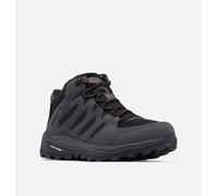 Wanderschuh COLUMBIA "REDMOND™ IV MID WATERPROOF", Herren, Gr. 47, schwarz, mountain rot, Mesh, Synthetik, Schuhe Wanderschuh, wasserdicht (74107518-47) schwarz, mountain rot