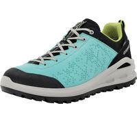 Wanderschuh GRISPORT "Schnürschuh", Damen, Gr. 37, blau (türkis, schwarz), Obermaterial: 100% Rindnubukleder CNU., Schuhe Wanderschuh (10792928-37) türkis, schwarz