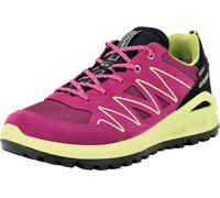 Wanderschuh GRISPORT "Schnürschuh", Damen, Gr. 37, lila (lila, lime), Obermaterial: 50% Rindsleder Leather cow. 50% Lammleder LEL., Schuhe Wanderschuh (91661324-37) lila, lime