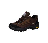 Wanderschuh GRISPORT "Schnürschuh Gritex", Damen, Gr. 47, braun (braun, schwarz), Obermaterial: 100% Rindnubukleder CNU., Schuhe Wanderschuh (53734233-47) braun, schwarz