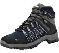 Wanderschuh GRISPORT "Schnürstiefel", Herren, Gr. 42, blau (marineblau, schwarz), Obermaterial: 50% Rindsleder Leather cow. 50% Lammleder LEL., Schuhe Wanderschuh (37572930-42) marineblau, schwarz