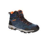 Wanderschuh HI-TEC "Endeavour", Damen, Gr. 44, blau (marineblau, orange), Obermaterial: 100% Rindsleder Leather cow., Schuhe Wanderschuh (10113736-44) marineblau, orange