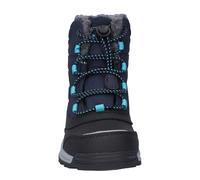 Wanderschuh HI-TEC "Hi-Tec Stiefel Leo WP JR", Kinder, Gr. 39, Normalschaft, blaunights, schwarz, pfauenblau, PU: 65% + Textil: 35% Fleece: 100% 50% Mesh + 50% EVA 50% Gummi + 50% EVA, Schuhe Wandersc