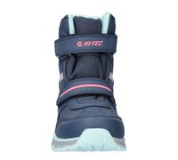 Wanderschuh HI-TEC "Hi-Tec Stiefel Penguin Ez Wp Jrg", Kinder, Gr. 36, Normalschaft, blau (blau, hellblau, wassermelonenrot), Textil: 61% + PU: 39% Fleece: 100%, Schuhe Wanderschuh (23974163-36) blau,