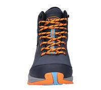 Wanderschuh HI-TEC "Hi-Tec Stiefel Raven Mid Wp", Herren, Gr. 47, Normalschaft, lt navy, marineblau, orange, saphirblau, Softshell, wasserdichte und atmungsaktive Membran, EVA, Gummi, Schuhe Wandersch