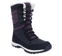 Wanderschuh HI-TEC "Hi-Tec Stiefel Riva Waterproof Womens", Damen, Gr. 42, Normalschaft, navy, lila, beige, Synthetisch bovenmateriaal, Imitatiebont, Schuhe Wanderschuh (59232620-42)