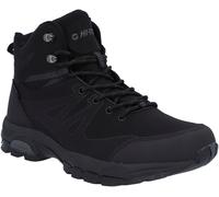 Wanderschuh HI-TEC "JACKDAW MID WP", Herren, Gr. 42, schwarz (schwarz, carbon grau), Synthetik, Textil, Schuhe Wanderschuh, wasserdicht (79489841-42) schwarz, carbon grau