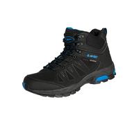 Hi-Tec Wanderschuhe Raven Mid WP (waterproof/wasserdicht) schwarz/blau Herren, Größe Euro (US) 42 (9)