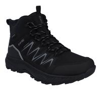 Wanderschuh HI-TEC "STEALTH MID WP", Damen, Gr. 47, schwarz, dk grau, Textil, Schuhe Wanderschuh, wasserdicht (33611747-47) schwarz, dk grau