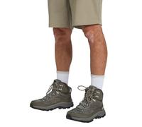 Wanderschuh JACK WOLFSKIN "CYROX TEXAPORE MID M", Herren, Gr. UK9-EU43, Normalschaft, cold, coffee, Obermaterial: Synthetik. Obermaterial 2: Textilmaterial. Futter: Polyester, Schuhe Wanderschuh (7797