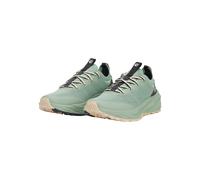 Wanderschuh JACK WOLFSKIN "PS TRAIL KNIT LOW W", Damen, Gr. 39, grün zinnia, Synthetik, Schuhe Wanderschuh, atmungsaktives Strick Upper, Trekkingschuh (34966842-39) grün zinnia