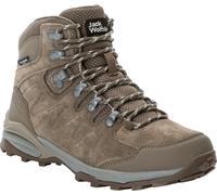 Wanderschuh JACK WOLFSKIN "REFUGIO TEXAPORE MID W", Damen, Gr. 40, braun (chestnut), Leder, Synthetik, Schuhe Wanderschuh, wasserdicht, Trekkingschuh (84036531-40) chestnut