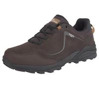 Wanderschuh JACK WOLFSKIN "SUNSET HIKE TEXAPORE LOW M", Gr. 43, braun (schwarz oak), Leder, Textil, sportlich, Schuhe, wasserdicht (36307219-43) schwarz oak