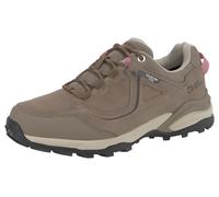 Wanderschuh JACK WOLFSKIN "SUNSET HIKE TEXAPORE LOW W", Gr. 39,5, grau (elephant), Leder, Textil, sportlich, Schuhe, wasserdicht (92650433-39,5) elephant